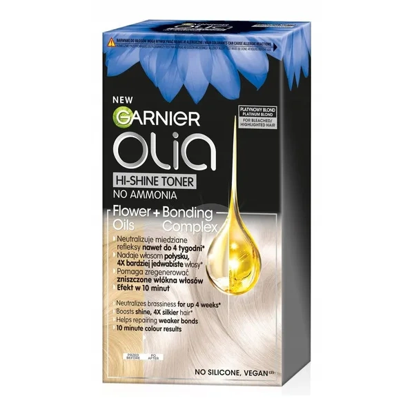 GARNIER Olia Hi-Shine toner do włosów 10.01 Platynowy Blond 