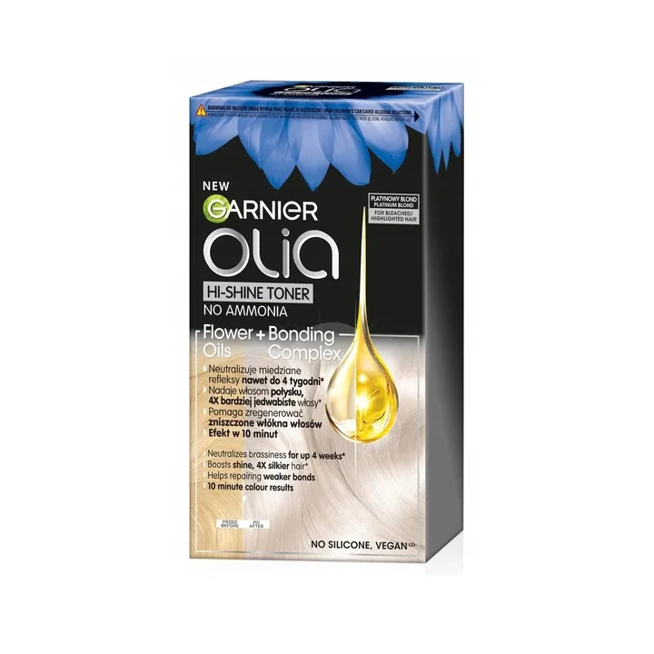 GARNIER Olia Hi-Shine toner do włosów 10.01 Platynowy Blond 
