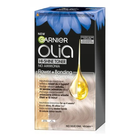 GARNIER Olia Hi-Shine toner do włosów 9.1 Chłodny Blond 