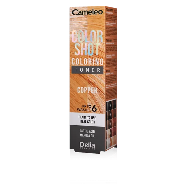 DELIA Cameleo Color Shot toner do włosów Copper 60ml 