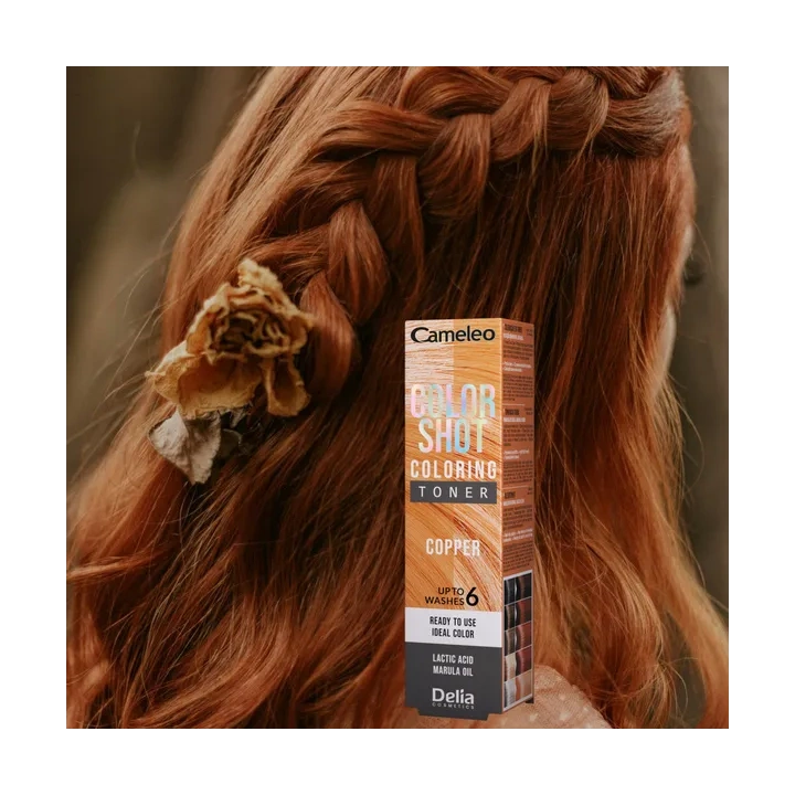 DELIA Cameleo Color Shot toner do włosów Copper 60ml 