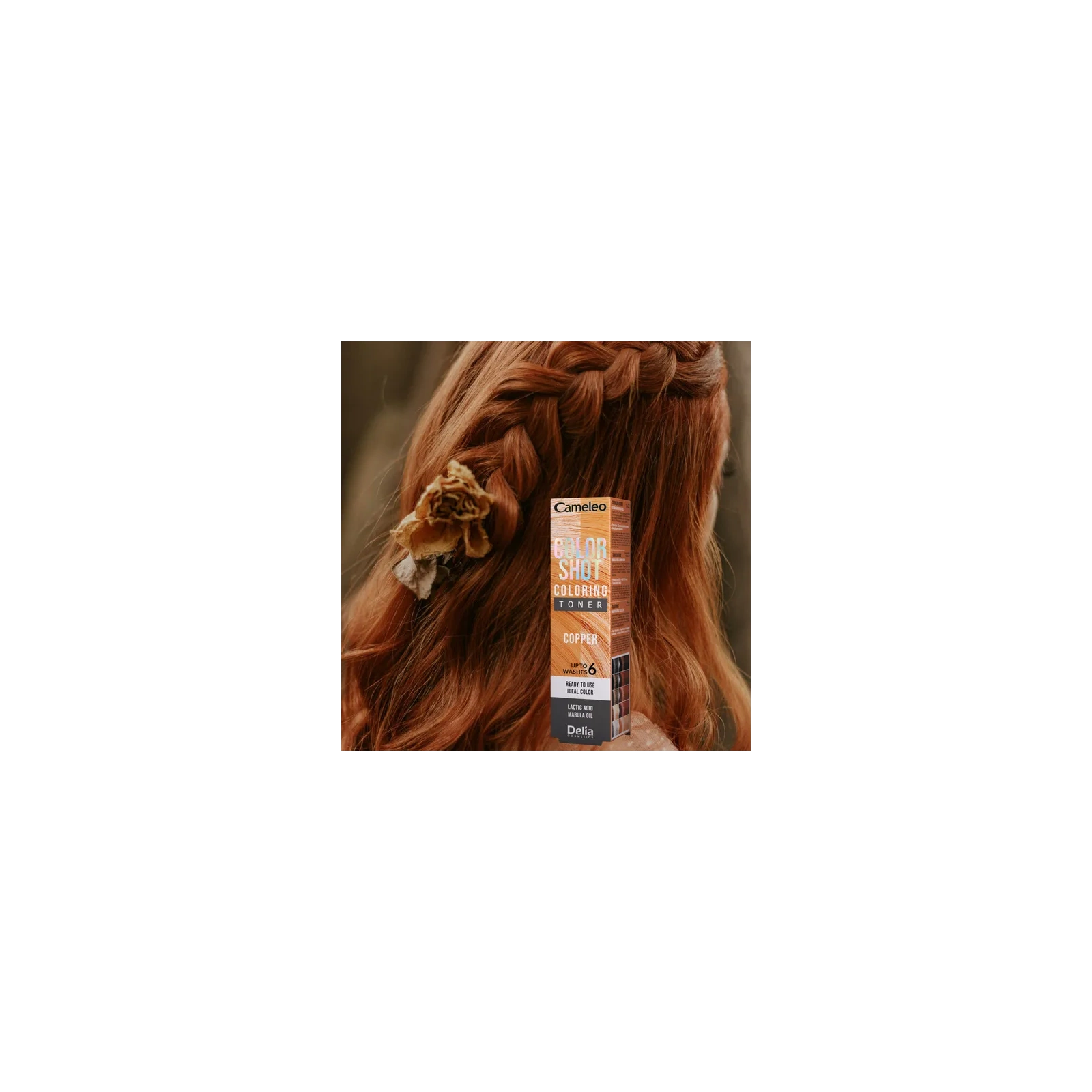 DELIA Cameleo Color Shot toner do włosów Copper 60ml 