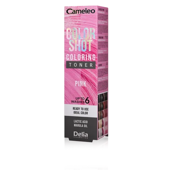 DELIA Cameleo Color Shot toner do włosów Pink 60ml 