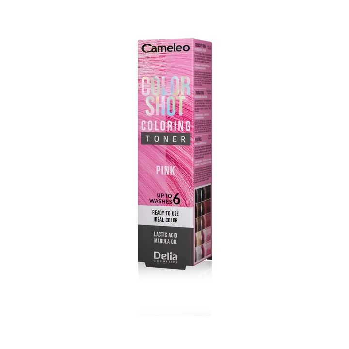 DELIA Cameleo Color Shot toner do włosów Pink 60ml 