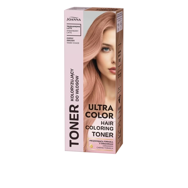 JOANNA Ultra Color toner koloryzujący do włosów Truskawkowe Latte 100g