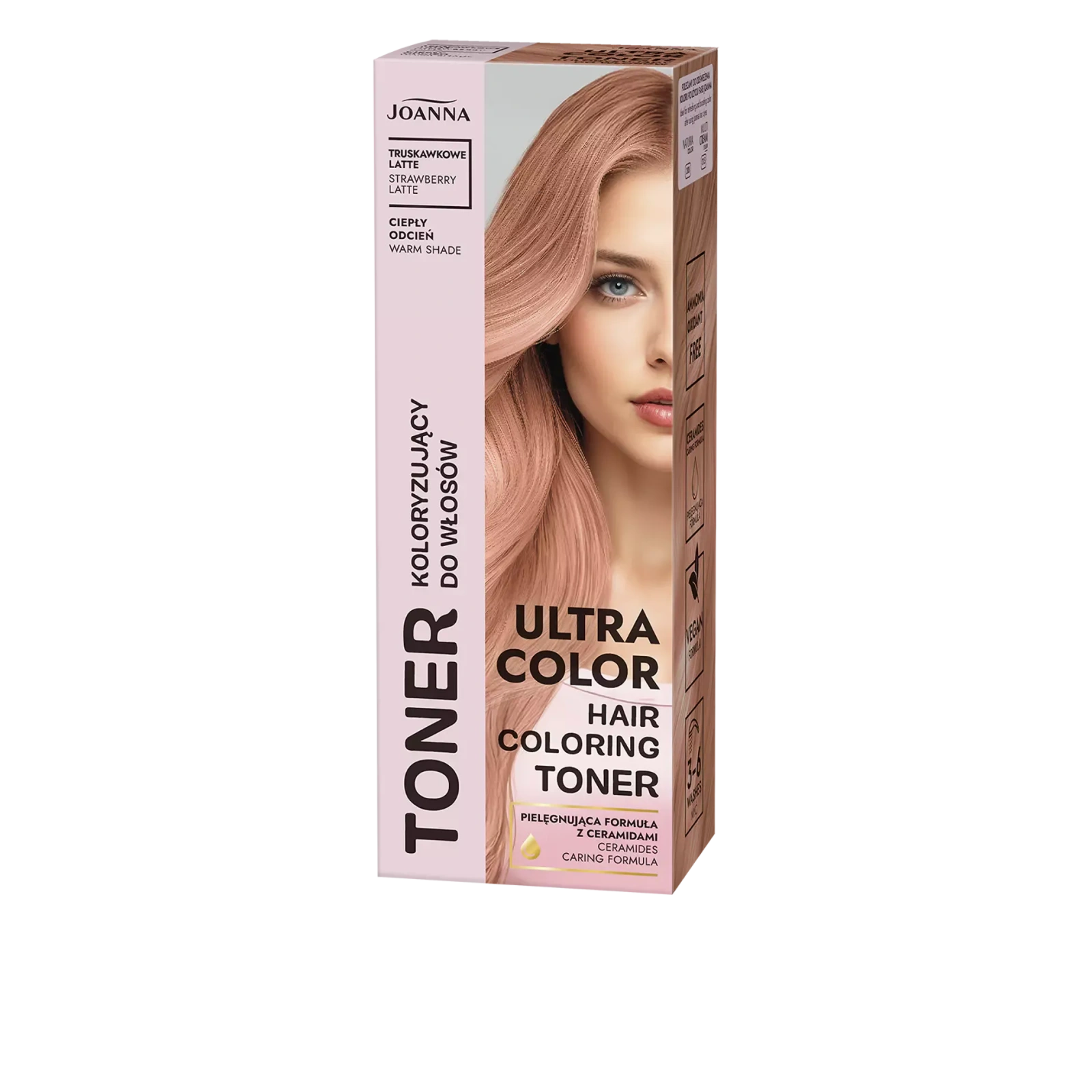 JOANNA Ultra Color toner koloryzujący do włosów Truskawkowe Latte 100g