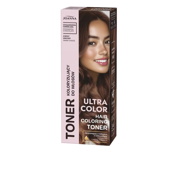 JOANNA Ultra Color toner koloryzujący do włosów Cynamonowa Czekolada 100g