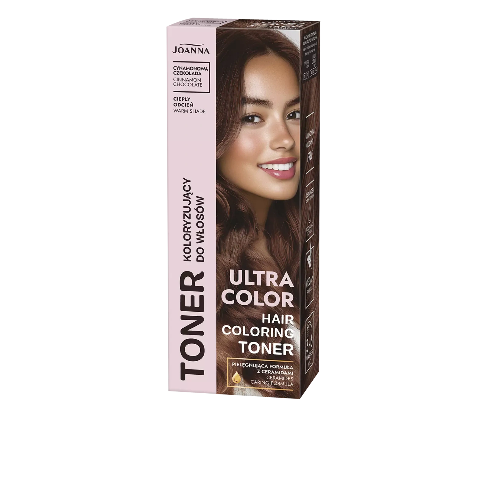 JOANNA Ultra Color toner koloryzujący do włosów Cynamonowa Czekolada 100g