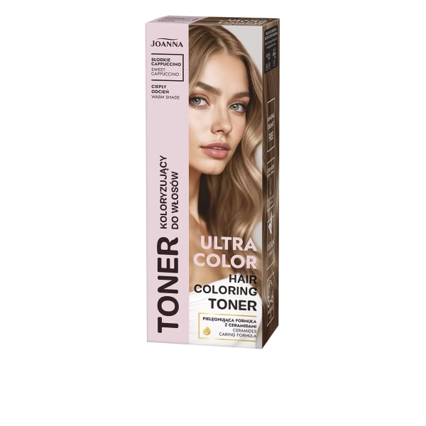 JOANNA Ultra Color toner koloryzujący do włosów Słodkie Cappuccino 100g