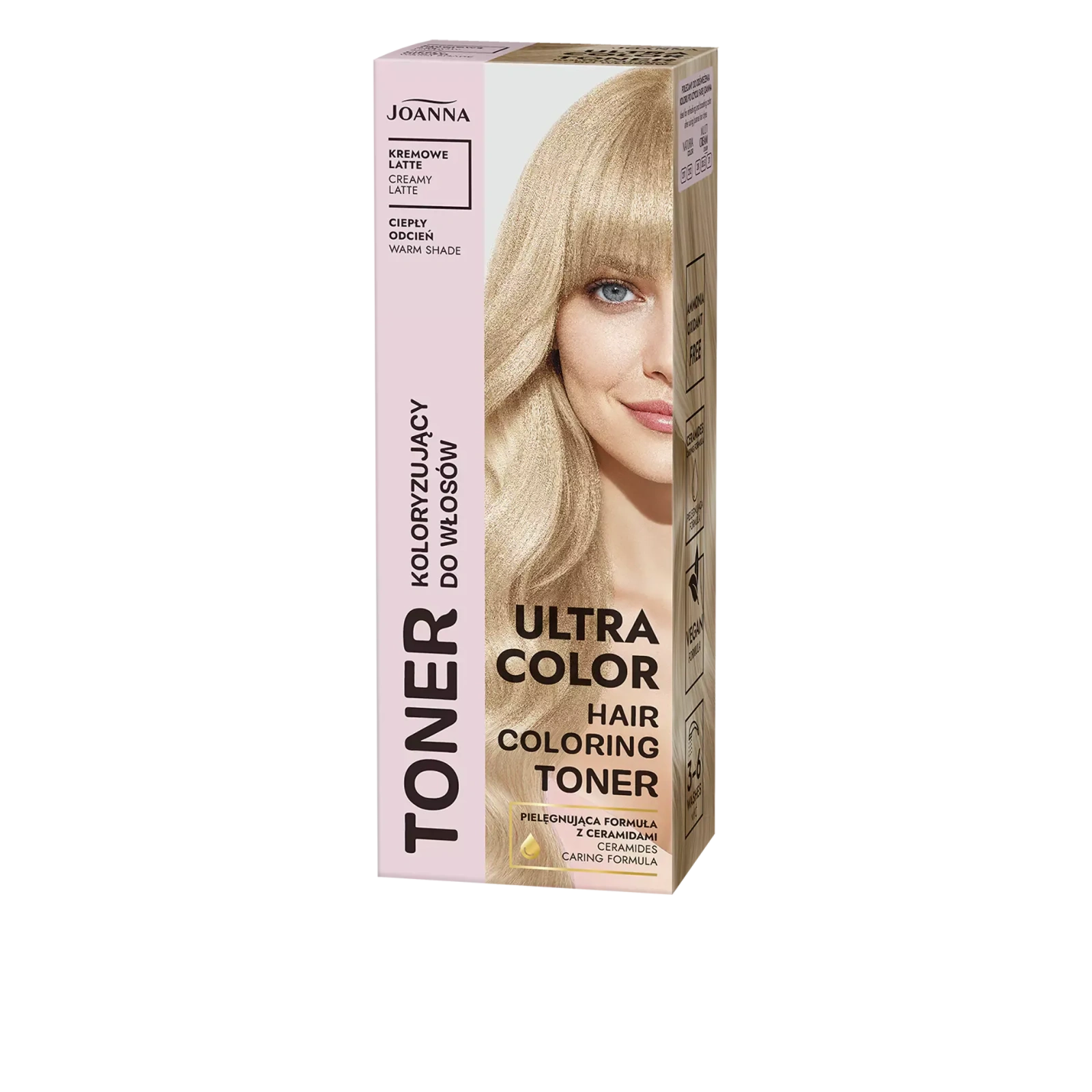 JOANNA Ultra Color toner koloryzujący do włosów Kremowe Latte 100g