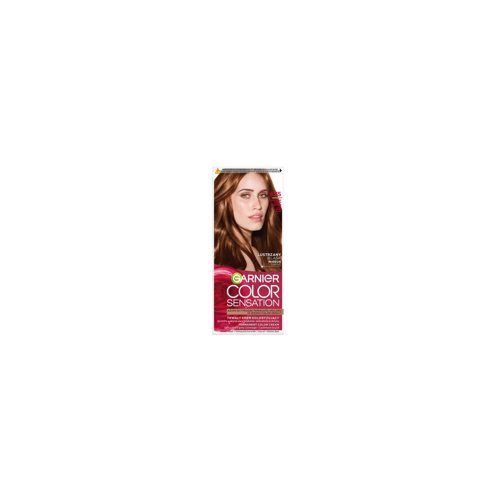 GARNIER Color Sensation krem do włosów 6.35 Szykowny Jasny Kasztan