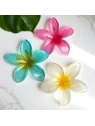 ECARLA spinka-klips do włosów Kwiat Moana Ombre 6cm Róż SP403