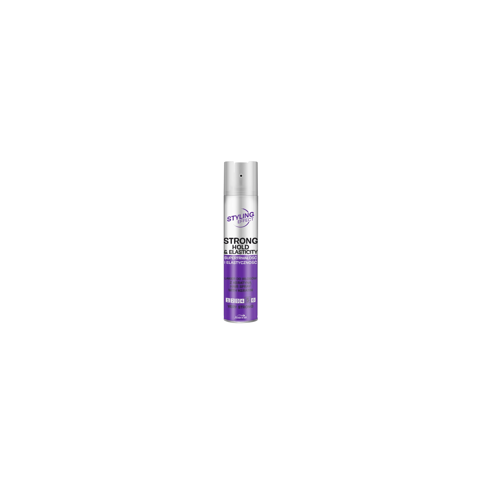 JOANNA Styling Effect lakier do włosów z keratyną 4/5 bardzo mocny 250ml