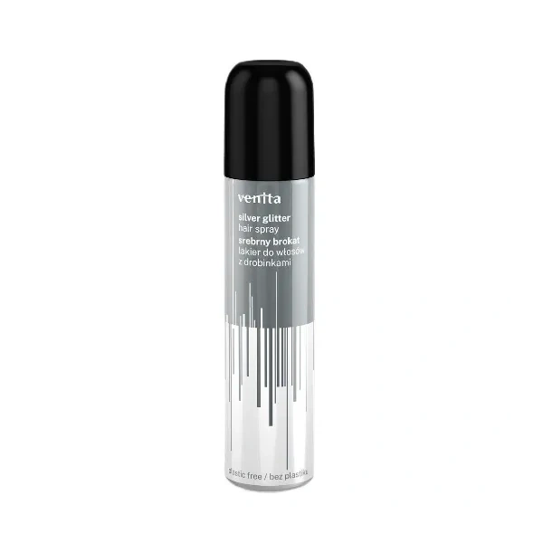 VENITA Hair Spray lakier do włosów Srebrny Brokat 75ml