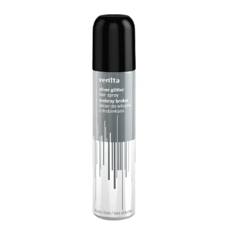 VENITA Hair Spray lakier do włosów Srebrny Brokat 75ml