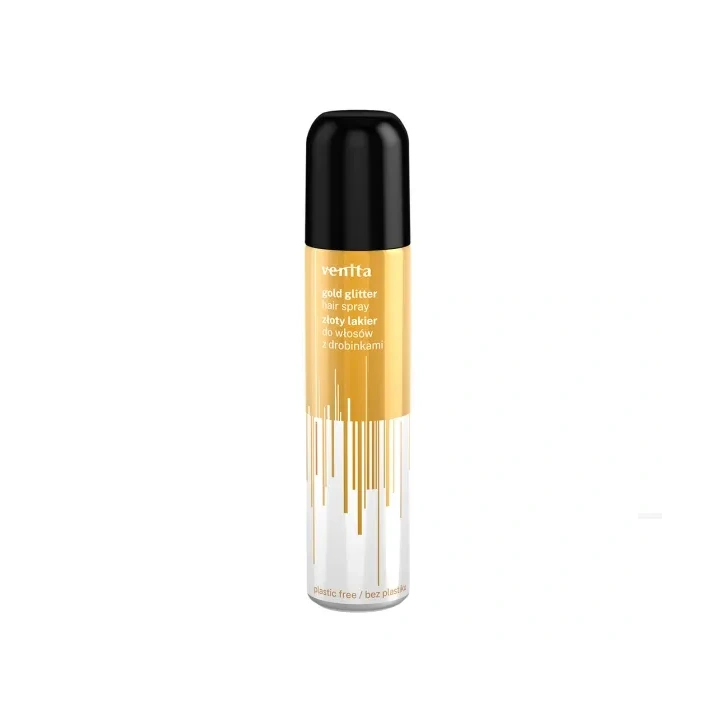 VENITA Hair Spray lakier do włosów Złoty Brokat 75ml