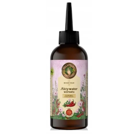 RECEPTURY ZIELARKI Skarby Polne wcierka do włosów Aktywator Wzrostu 170ml