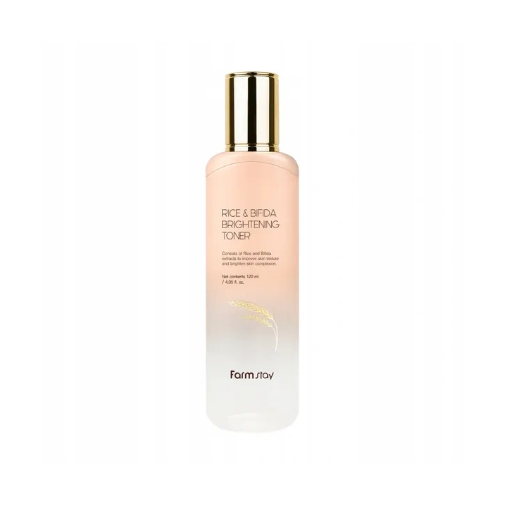 FARMSTAY Rice & Bifida tonik do twarzy rozjaśniający 120ml 