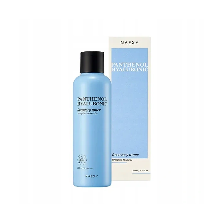 NAEXY Panthenol Hyaluronic tonik do twarzy silnie nawilżający Recovery Toner 200ml 