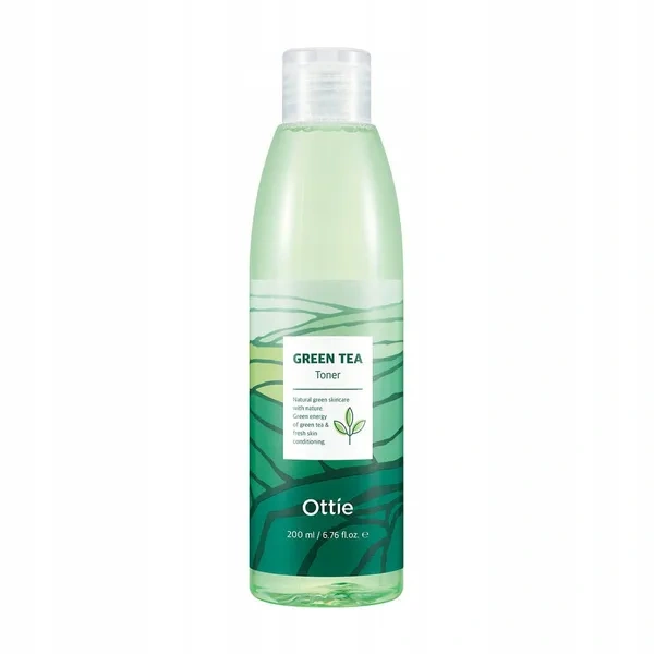 OTTIE Green Tea tonik do twarzy rewitalizujący z Zieloną Herbatą 200ml 