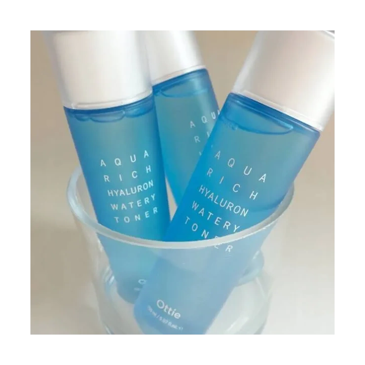 OTTIE Aqua Rich Hyaluron tonik do twarzy intensywnie nawilżający 150ml 