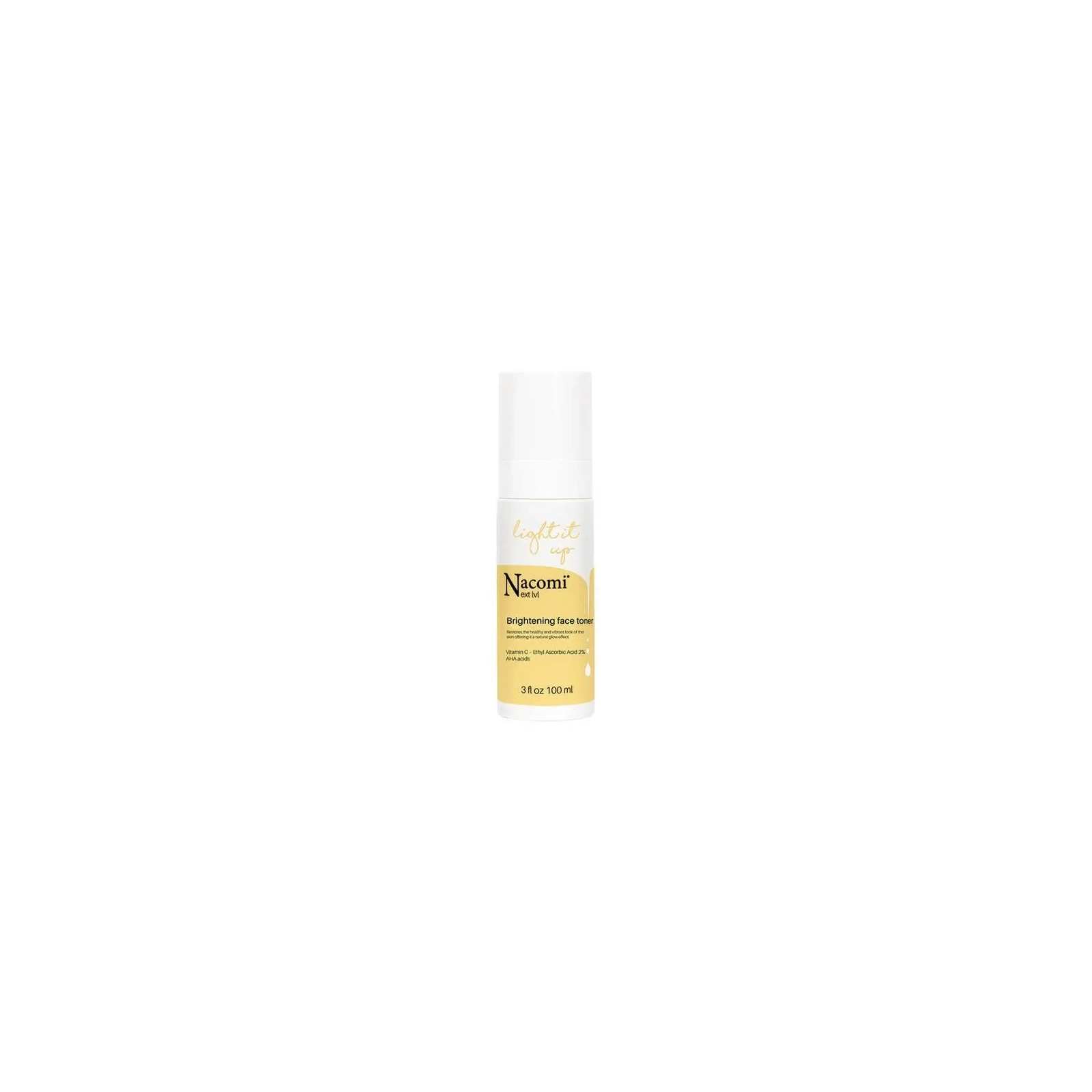 NACOMI Next Level tonik rozświetlający do twarzy 100ml