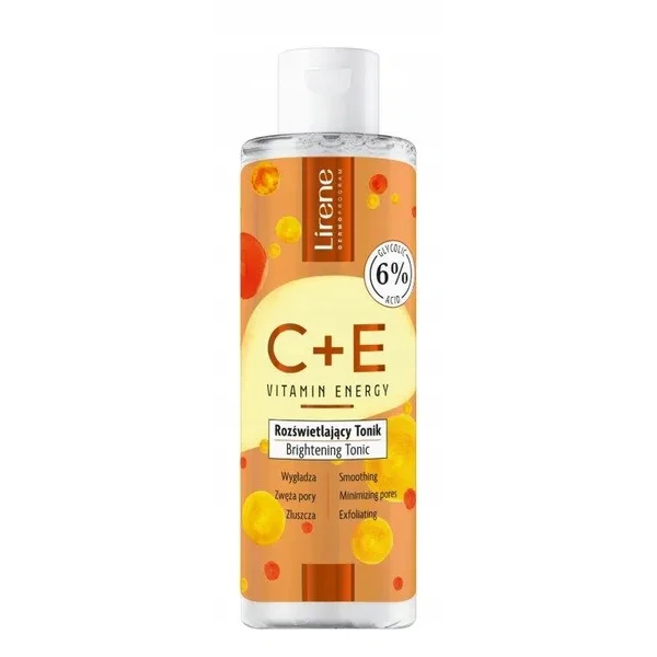LIRENE Vitamin Energy C+E rozświetlający tonik do twarzy 200ml
