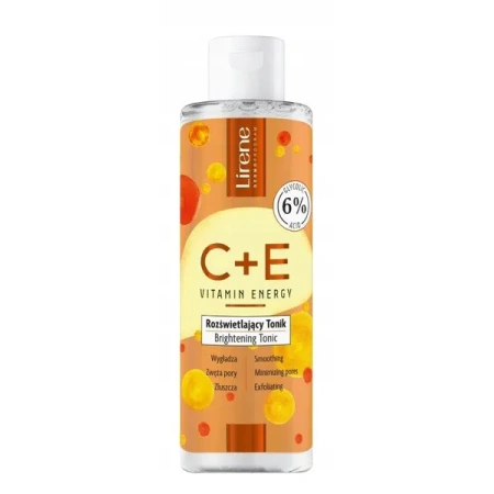 LIRENE Vitamin Energy C+E rozświetlający tonik do twarzy 200ml