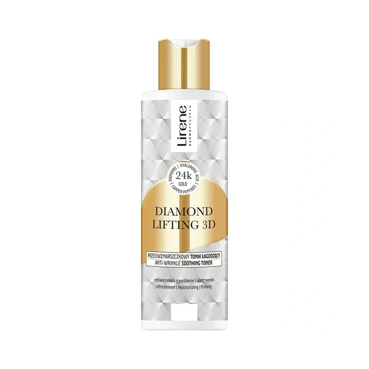 LIRENE Diamentowy Lifting 3D przeciwzmarszczkowy tonik do twarzy 200ml