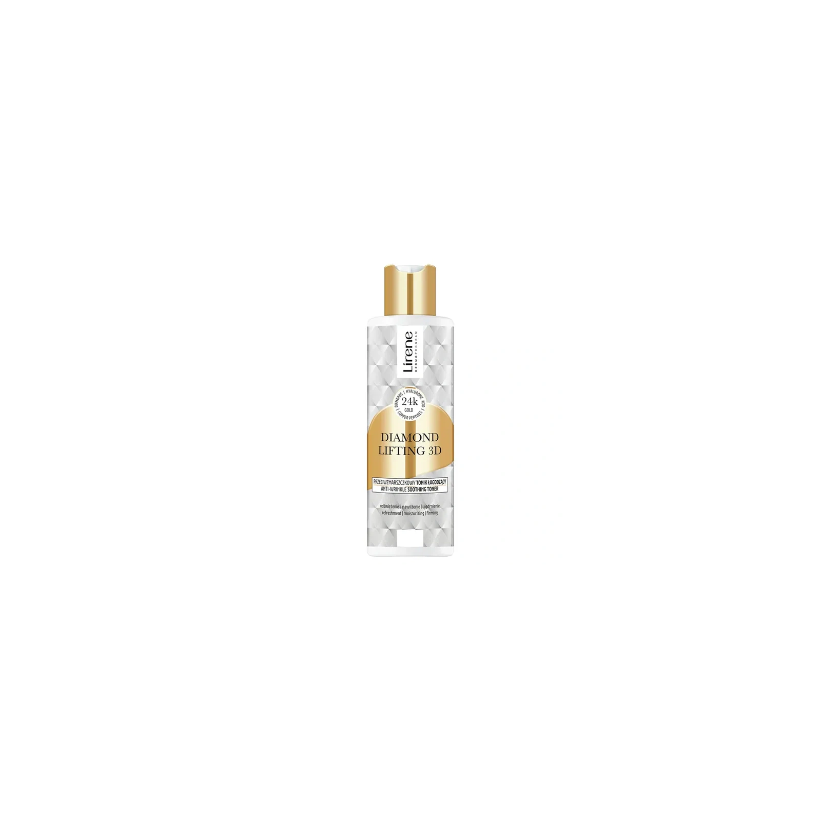LIRENE Diamentowy Lifting 3D przeciwzmarszczkowy tonik do twarzy 200ml