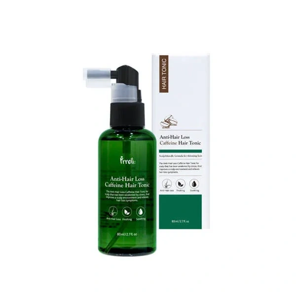 PRRETI Anti-hair Caffeine tonik przeciw wypadaniu włosów kofeinowy 80ml