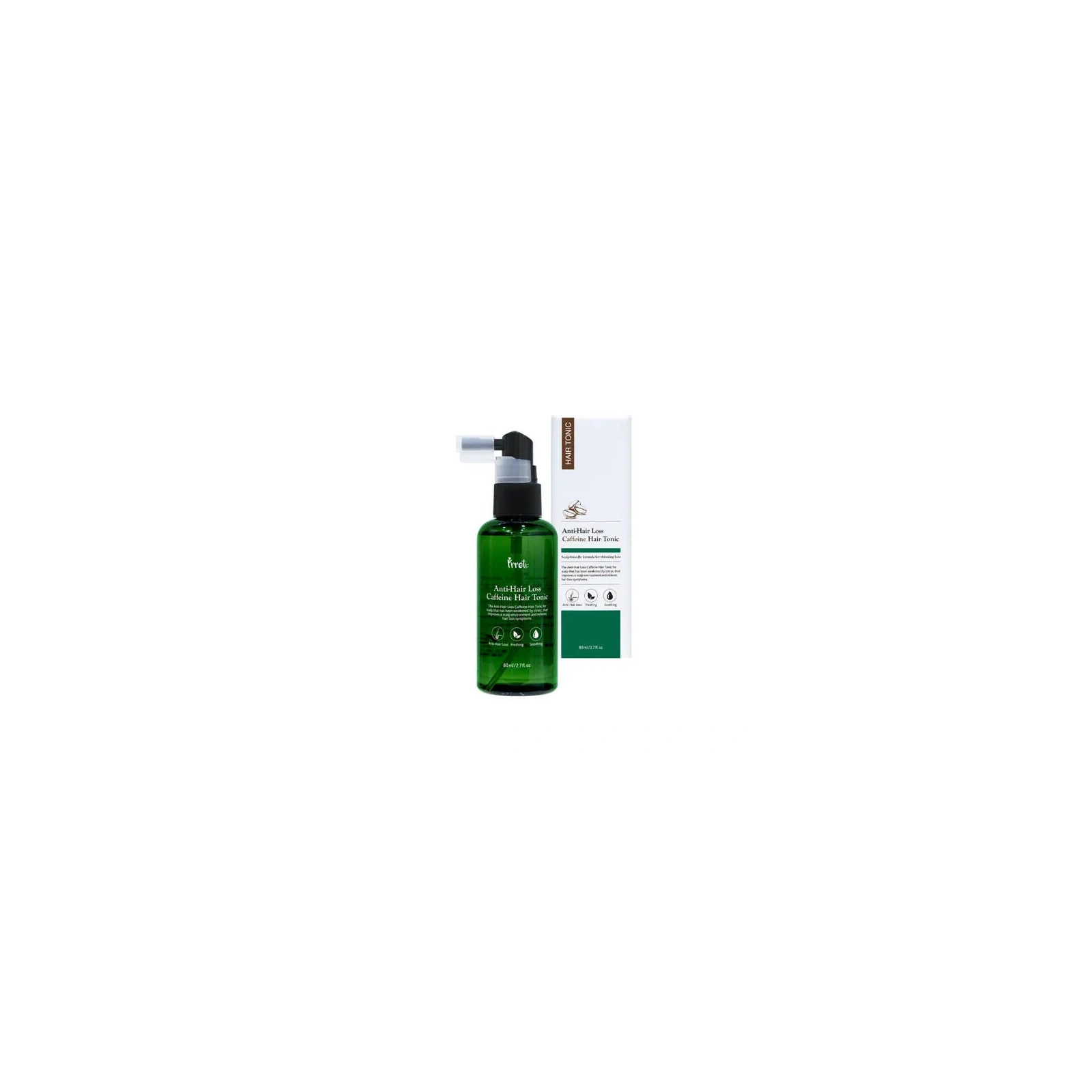 PRRETI Anti-hair Caffeine tonik przeciw wypadaniu włosów kofeinowy 80ml 