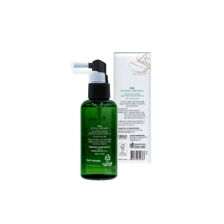 PRRETI Anti-hair Caffeine tonik przeciw wypadaniu włosów kofeinowy 80ml 