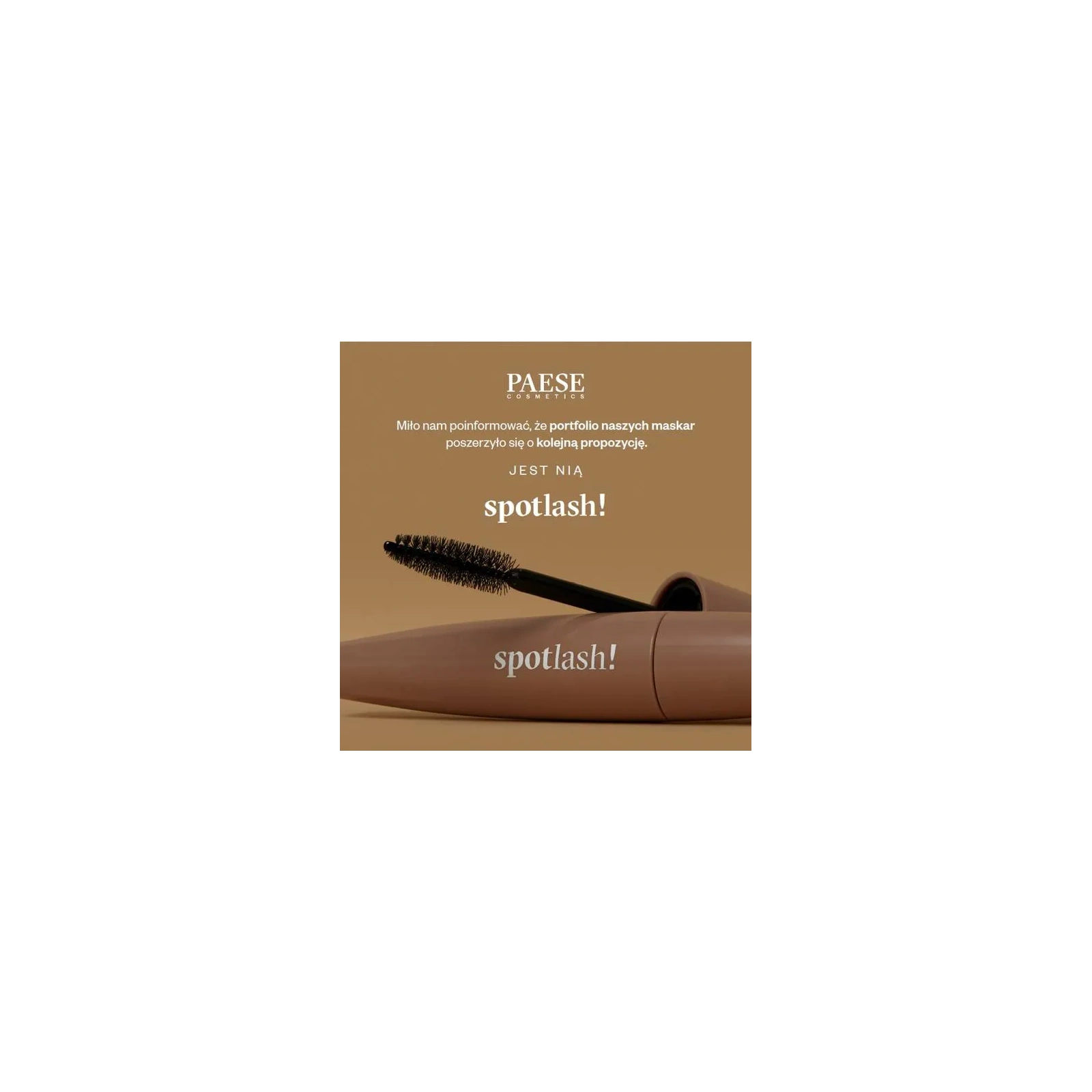 PAESE Spotlash tusz do rzęs pogrubiająco wydłużający 10ml 