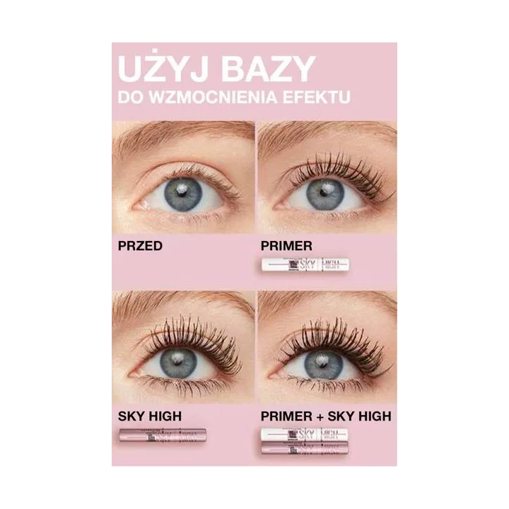 MAYBELLINE Lash Sensational Sky High baza pod tusz do rzęs 7,2ml 