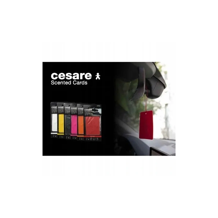 MR&MRS FRAGRANCE Cesare zawieszka zapachowa Czerwony PEPPERMINT 12g
