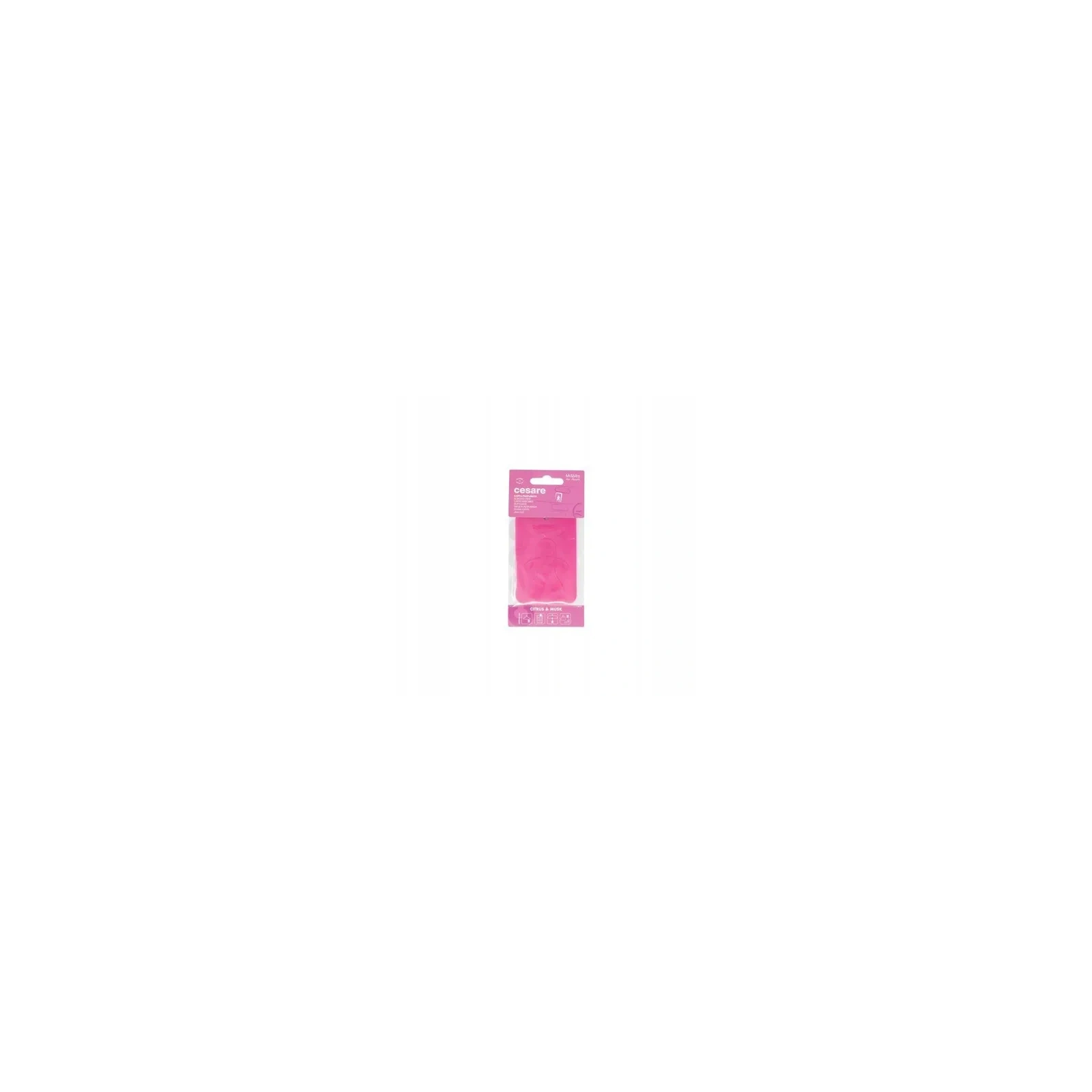 MR&MRS FRAGRANCE Cesare zawieszka zapachowa Różowy CITRUS&MUSK 12g