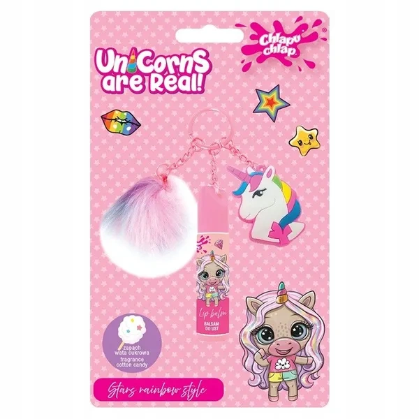 ESTETICA Chlapu Chlap Unicorns Are Real zestaw dziecięcy z breloczkami