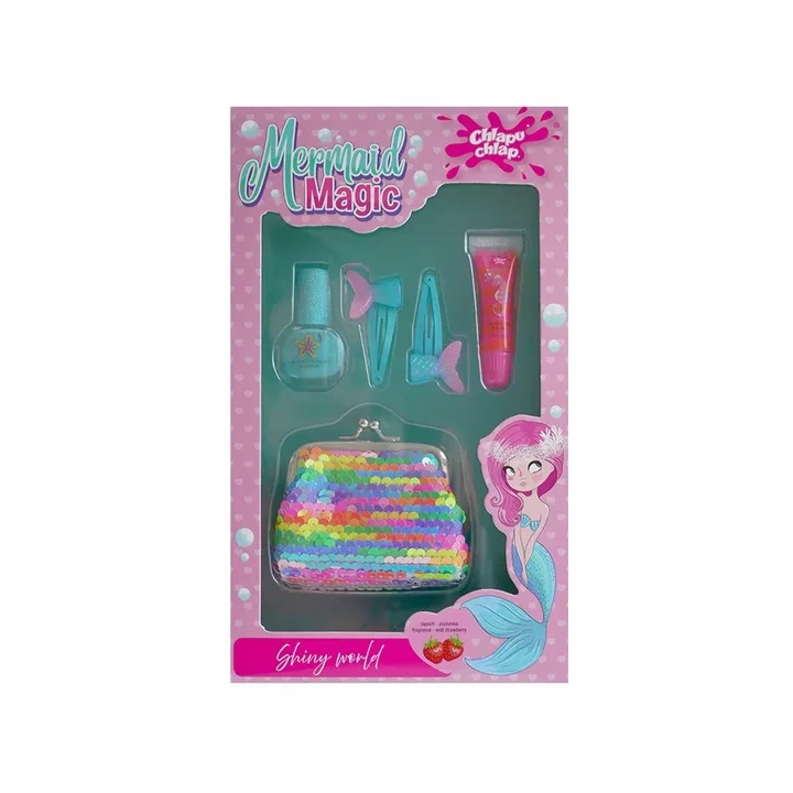ESTETICA Chlapu Chlap Mermaid Magic zestaw dziecięcy z portmonetką 