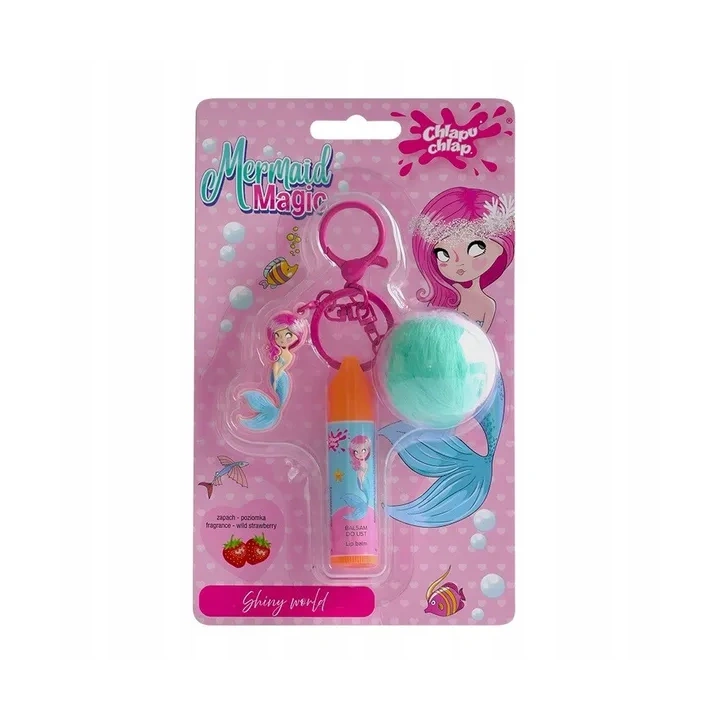 ESTETICA Chlapu Chlap Mermaid Magic zestaw dziecięcy z breloczkami 