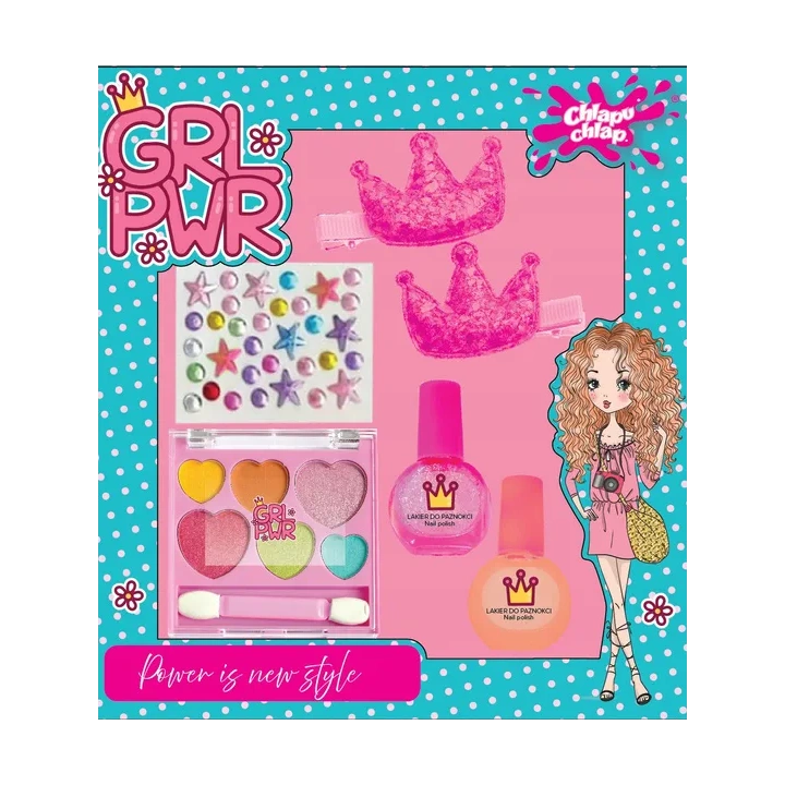 ESTETICA Chlapu Chlap Girl Power zestaw dziecięcy z lakierami 