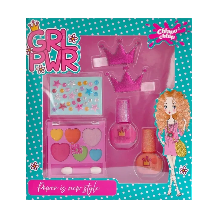 ESTETICA Chlapu Chlap Girl Power zestaw dziecięcy z lakierami 