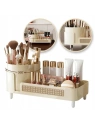 ECARLA organizer na pędzle kosmetyki, obrotowy, plecionka wiedeńska 34,5x7,8x15cm CB75K