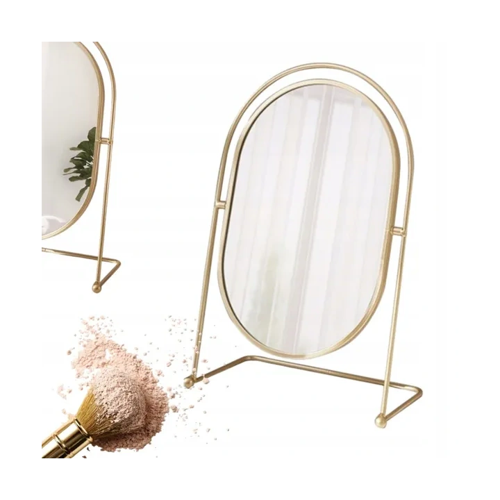ECARLA lusterko kosmetyczne stojące, jednostronne wysokość 27cm L21