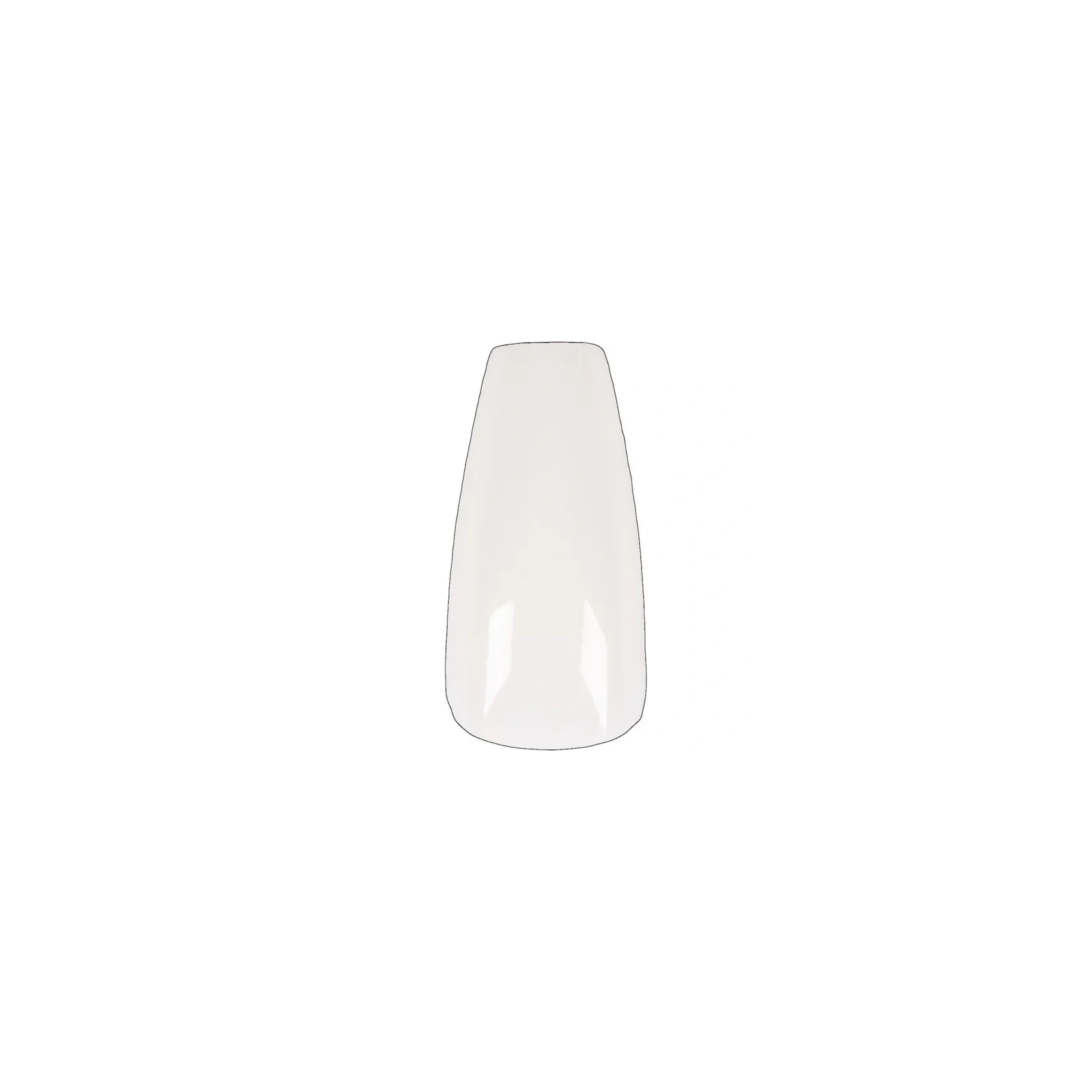 TOP CHOICE sztuczne paznokcie bez kleju Plain Ballerina 24szt
