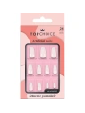 TOP CHOICE sztuczne paznokcie bez kleju Ombre Ballerina 24szt