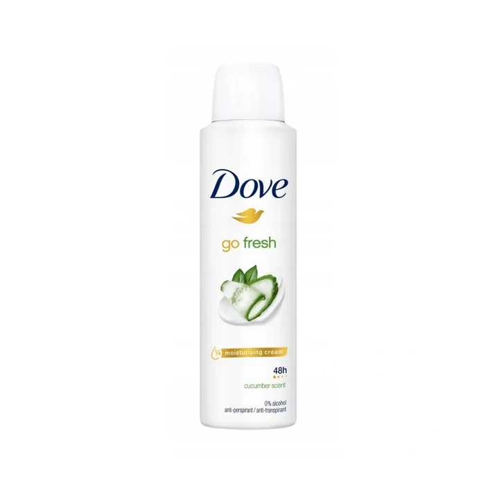 DOVE Women Go Fresh dezodorant antyperspirant w sprayu Cucumber Scent 150ml
