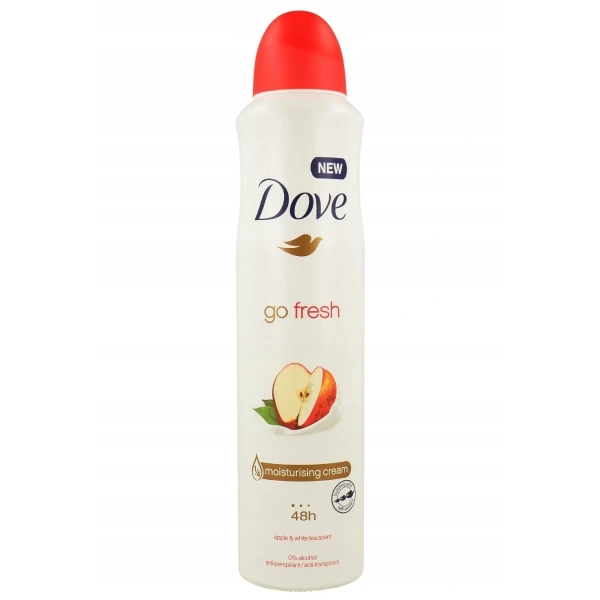 DOVE Women Go Fresh dezodorant antyperspirant w sprayu Apple&White Tea Scent 150ml