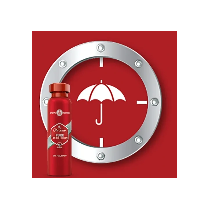 OLD SPICE Pure Protection dezodorant w sprayu dla mężczyzn 200ml