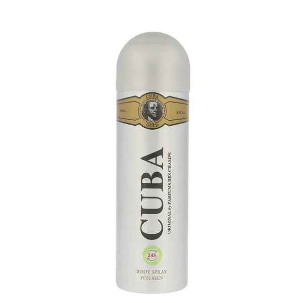 CUBA Men dezodorant w sprayu dla mężczyzn Gold 200ml